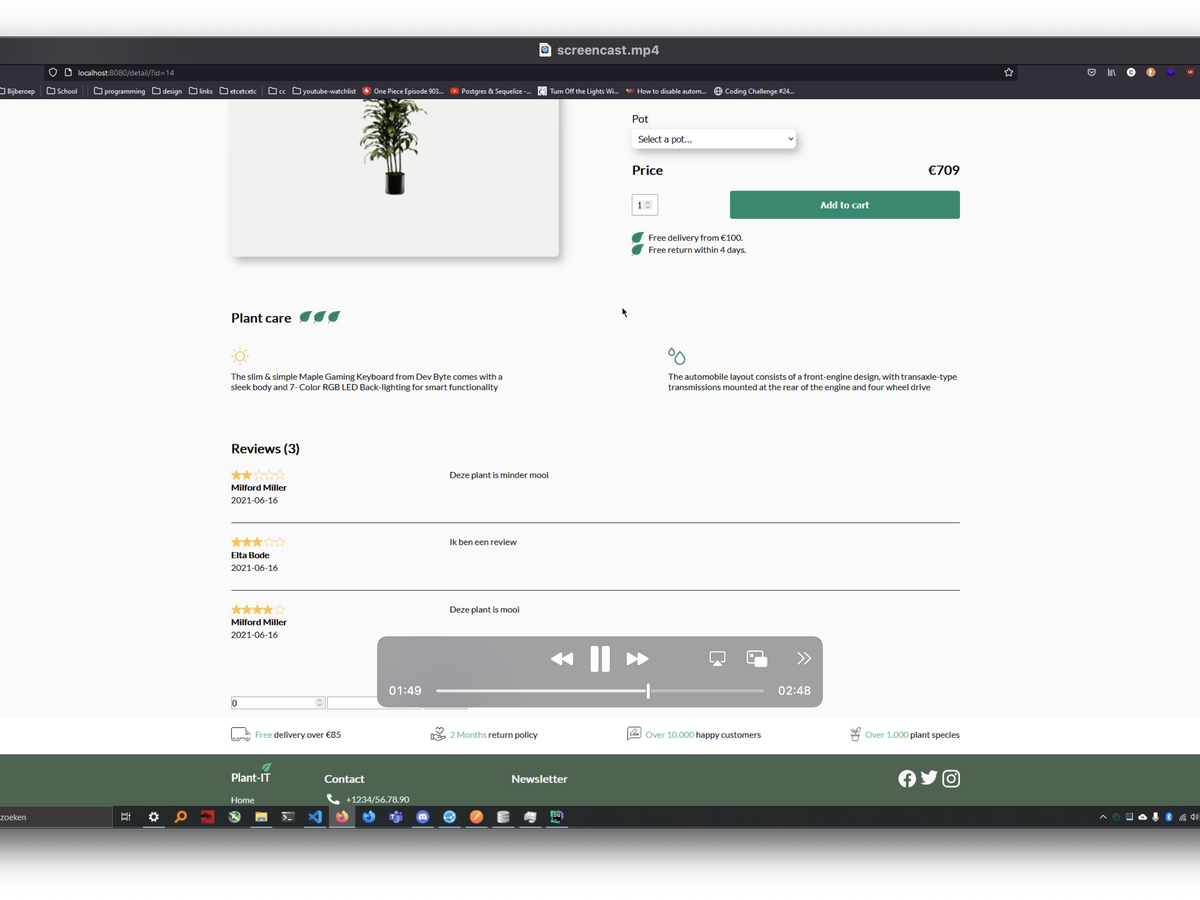 Webshop planten